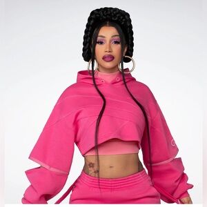 Reebok Women’s Cardi B Knit Hoodie (NWT, size 4x)